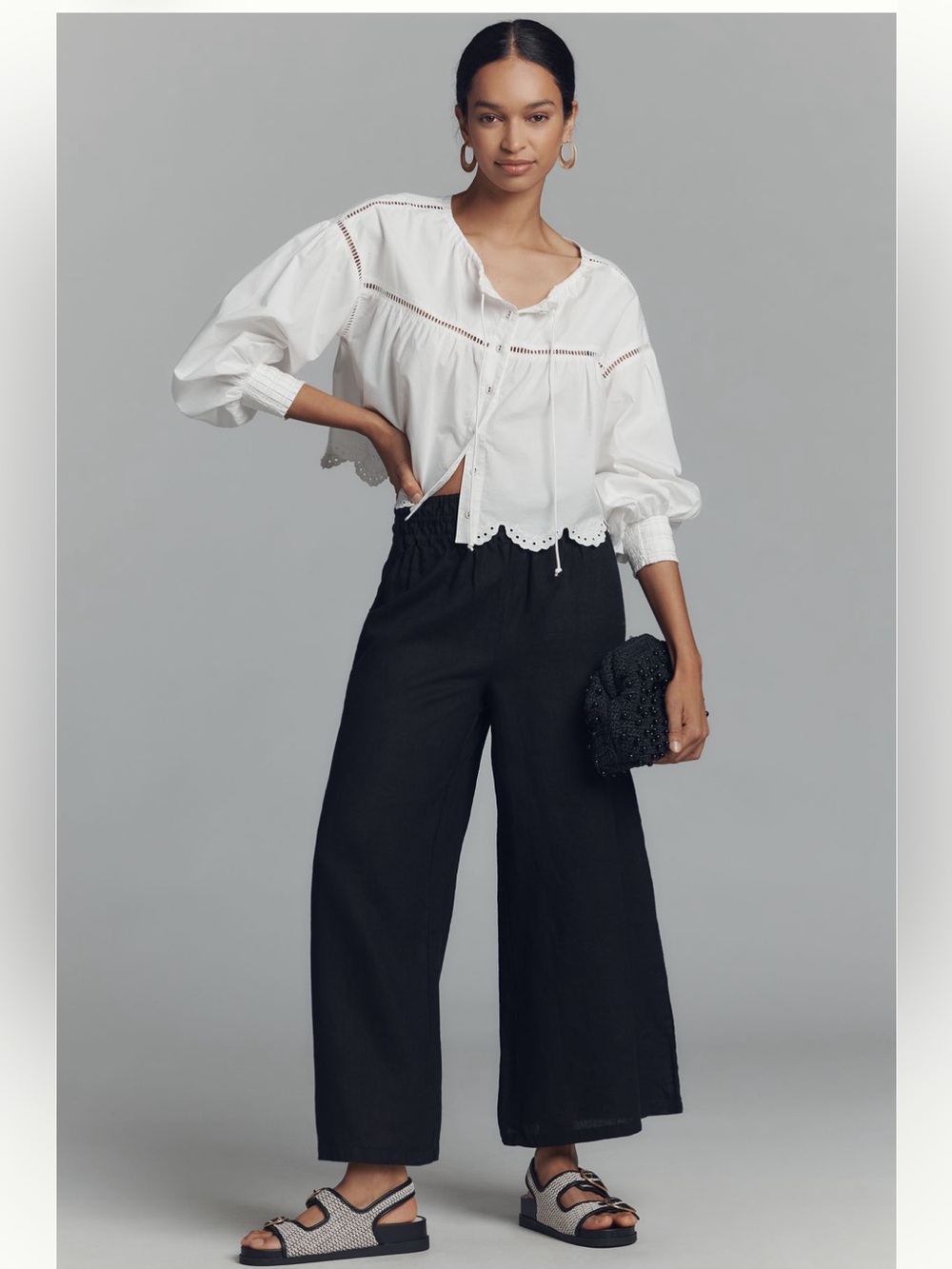 Somerset 100% Linen Pull-On Pants